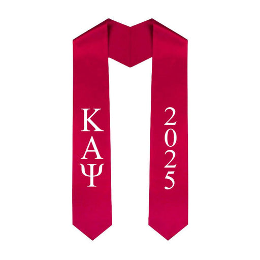 Kappa Alpha Psi Vertical Grad Stole with Letters & Year