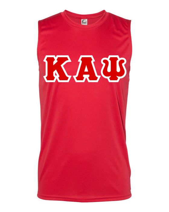 Discount Kappa Alpha Psi Lettered Sleeveless Tee DISCOUNT- Kappa Alpha Psi Lettered Sleeveless Tee