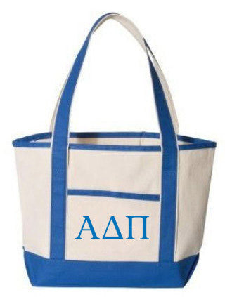 Alpha Delta Pi Sailing Tote Bag Alpha Delta Pi Sailing Tote Bag