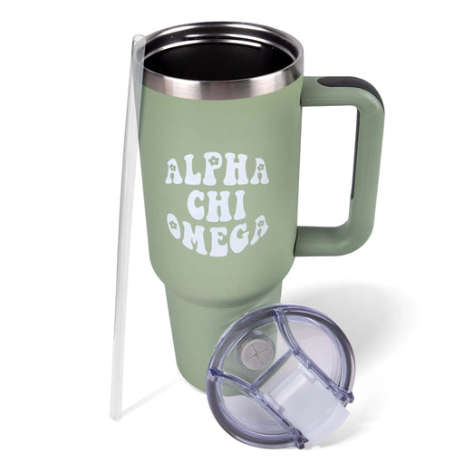 Drinkwareminimum1 Alpha Chi Omega 40oz Tumblers