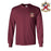Discount Alpha Chi Rho Fraternity Crest Shield Longsleeve Tee DISCOUNT-Alpha Chi Rho Fraternity Crest - Shield Longsleeve Tee
