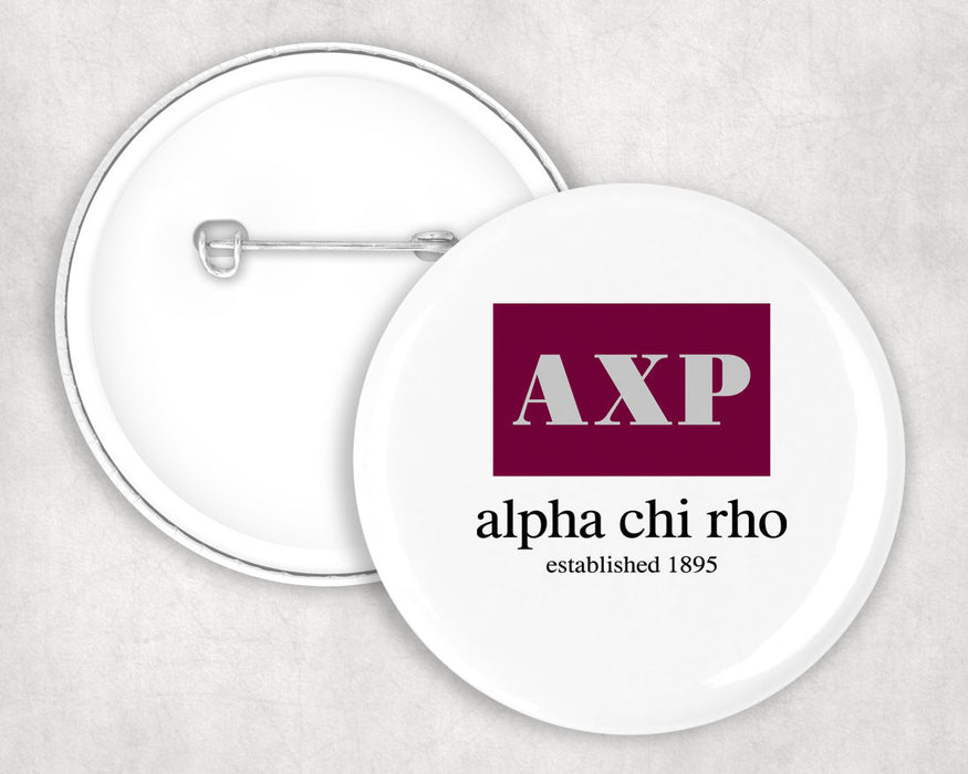 Alpha Chi Rho Flag Button Alpha Chi Rho Flag Button
