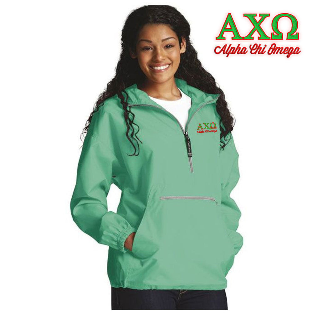 Alpha Chi Omega Pack N Go Pullover Alpha Chi Omega Pack-N-Go Pullover