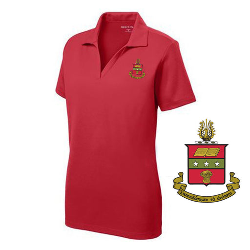 Alpha Chi Omega DISCOUNT-Alpha Chi Omega Emblem Polo
