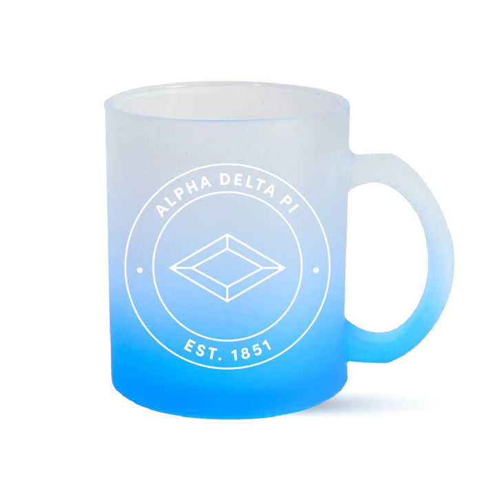 Alpha Delta Pi Ombre Glass Mugs Alpha Delta Pi Ombre Glass Mugs