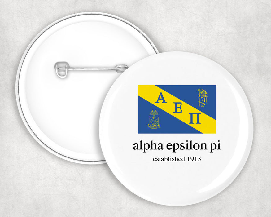 Alpha Epsilon Pi Flag Button Alpha Epsilon Pi Flag Button