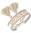 Alpha Epsilon Phi Woven Bracelet Gold Alpha Epsilon Phi Woven Bracelet - Gold