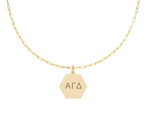 Jewelry Alpha Gamma Delta Paperclip Necklaces
