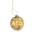 Alpha Gamma Delta Clear Ball Ornament With Gold Foil Alpha Gamma Delta Clear Ball Ornament With Gold Foil