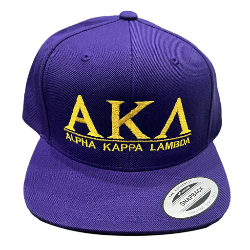 Alpha Kappa Lambda Alpha Kappa Lambda Flatbill Snapback Hats Original