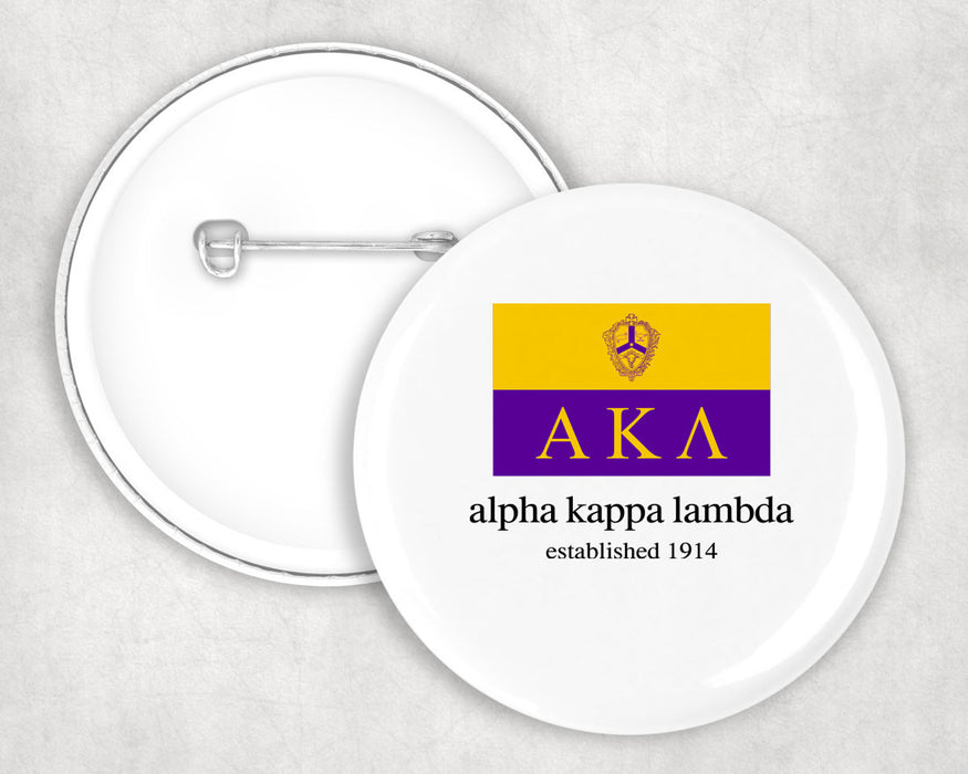 Alpha Kappa Lambda Flag Button Alpha Kappa Lambda Flag Button