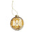 Alpha Omicron Pi Clear Ball Ornament With Gold Foil Alpha Omicron Pi Clear Ball Ornament With Gold Foil