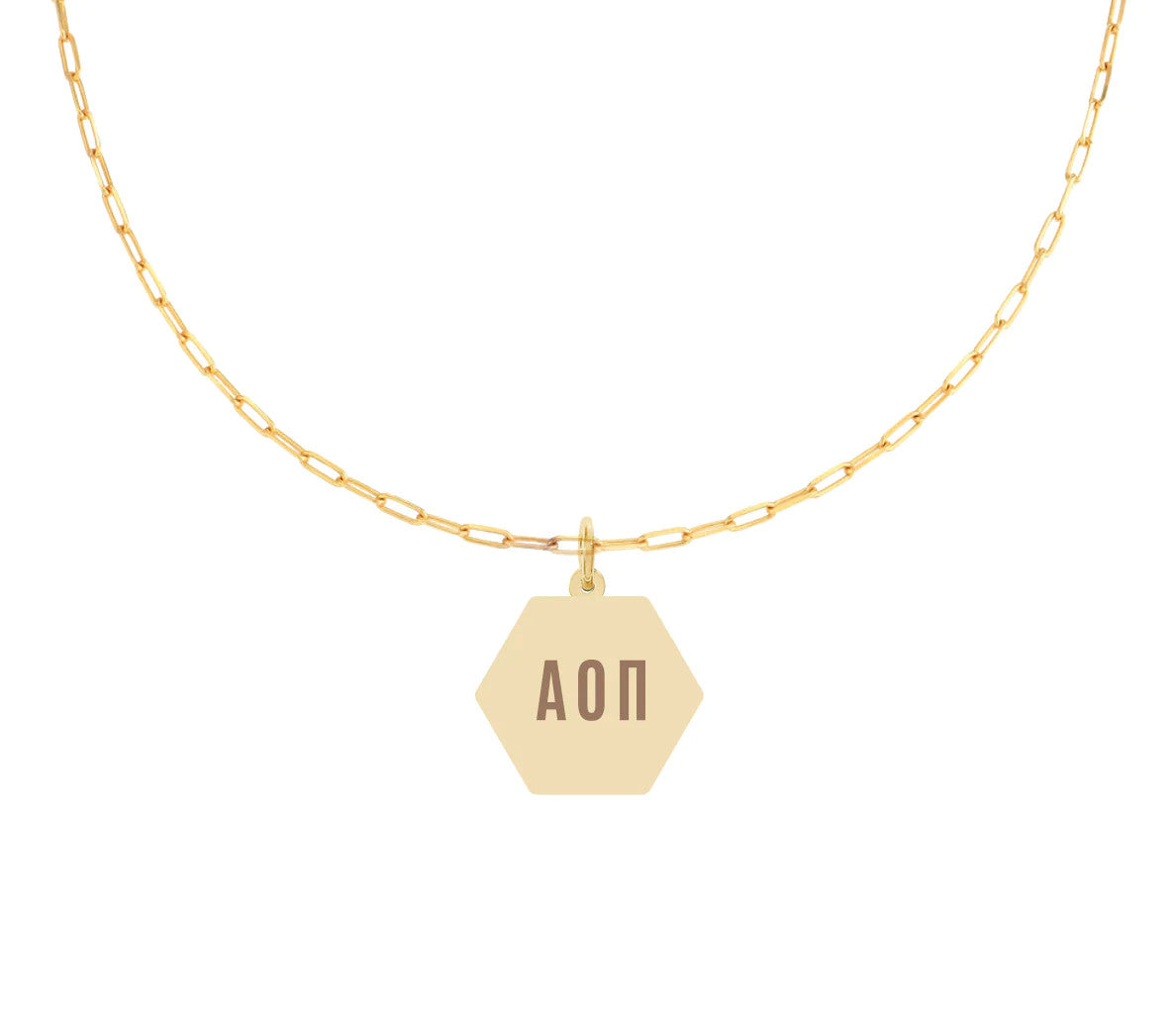 Alpha Omicron Pi Paperclip Necklaces Alpha Omicron Pi Paperclip Necklaces
