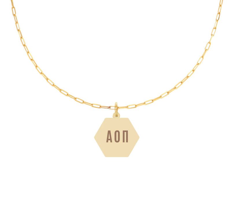 Alpha Omicron Pi Paperclip Necklaces Alpha Omicron Pi Paperclip Necklaces