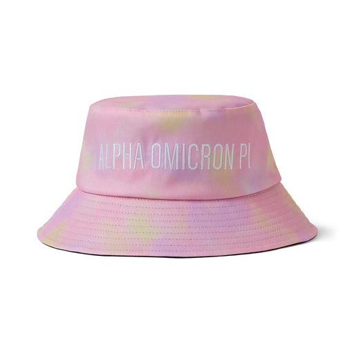 Alpha Omicron Pi Alpha Omicron Pi Tie Dye Pastel Bucket Hat