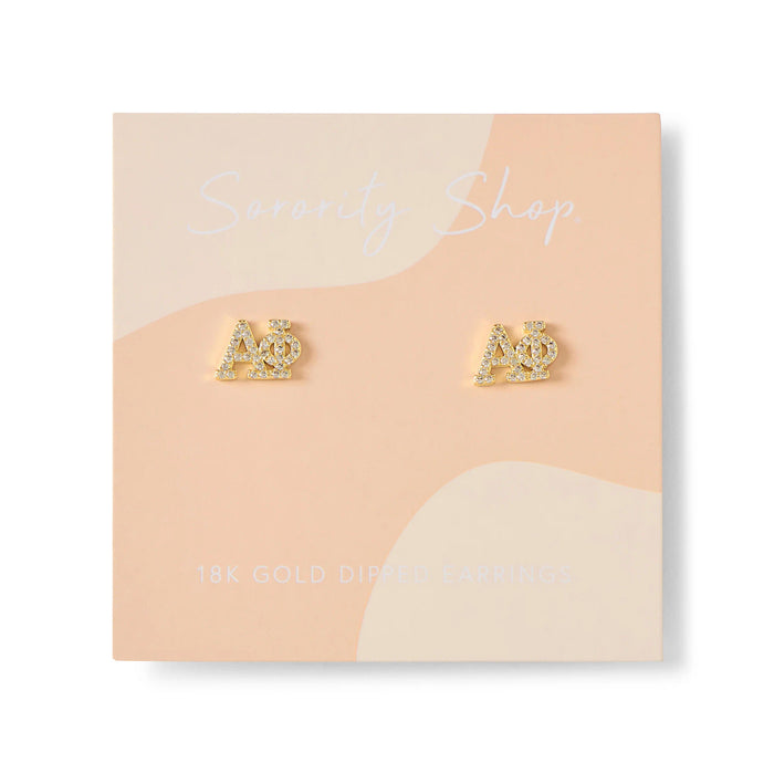 Alpha Phi Studded Earrings Alpha Phi Studded Earrings