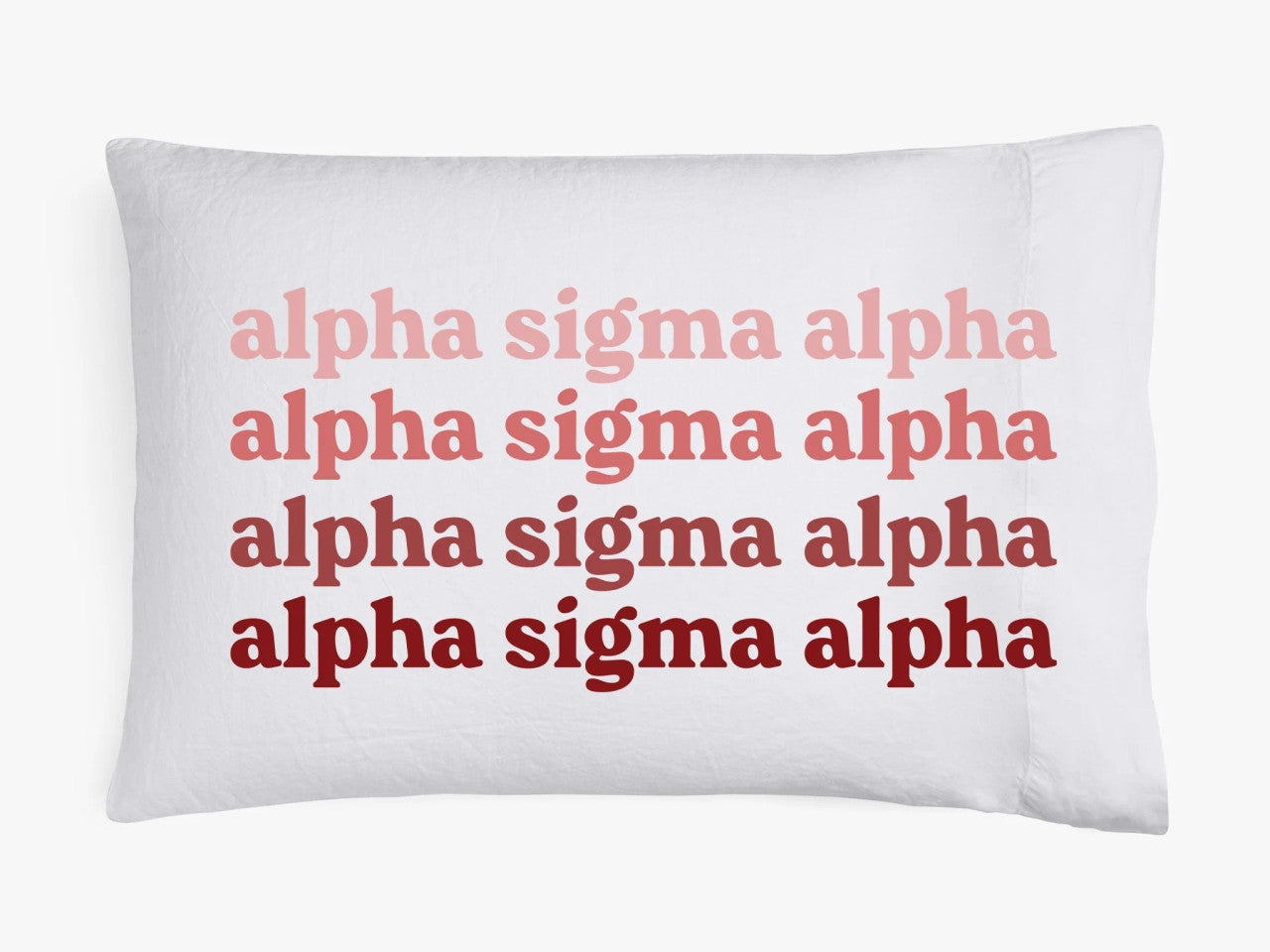 Alpha Sigma Alpha Ombre Retro Pillowcases Alpha Sigma Alpha Ombre Retro Pillowcases