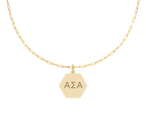 Jewelry Alpha Sigma Alpha Paperclip Necklaces