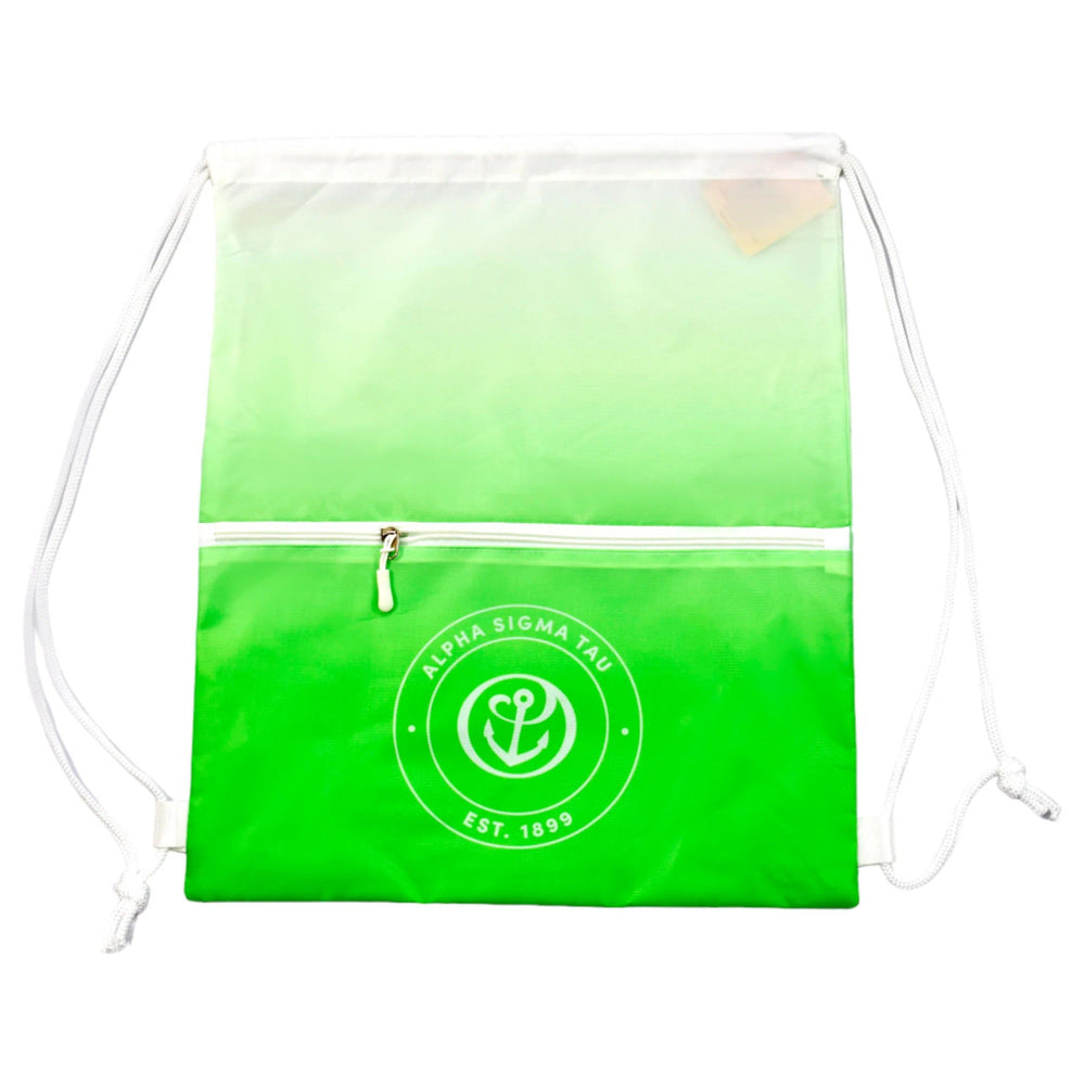 Alpha Sigma Tau Drawstring Cinch Bag Alpha Sigma Tau Drawstring Cinch Bag
