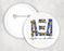Alpha Xi Delta Big Floral Pin Buttons Alpha Xi Delta Big Floral Pin Buttons