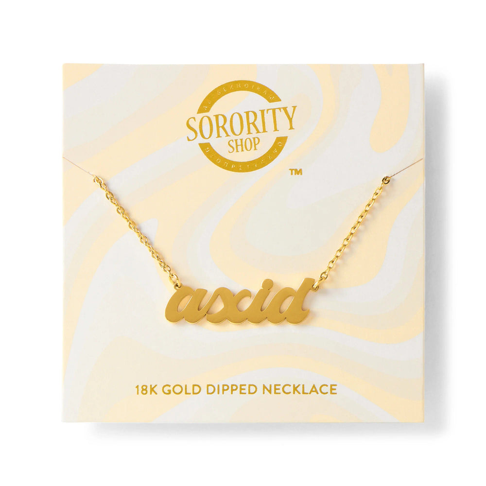 Alpha Xi Delta Retro Nickname Necklaces Alpha Xi Delta Retro Nickname Necklaces