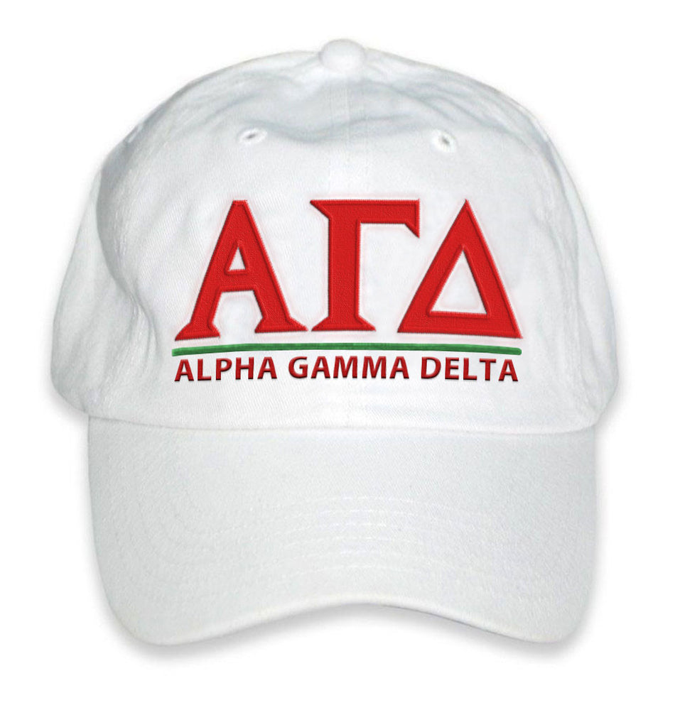 Alpha Gamma Delta World Famous Line Hat Alpha Gamma Delta World Famous Line Hat