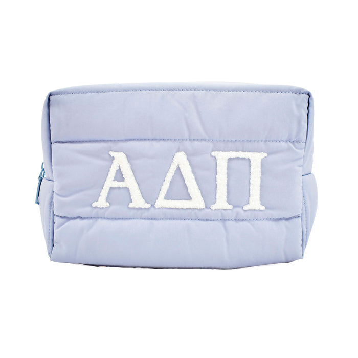 Alpha Delta Pi Puffer Style Makeup Bag Alpha Delta Pi Puffer Style Makeup Bag