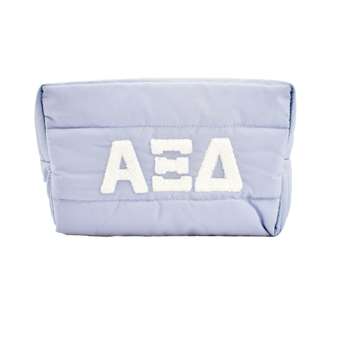 Alpha Xi Delta Puffer Style Makeup Bag Alpha Xi Delta Puffer Style Makeup Bag