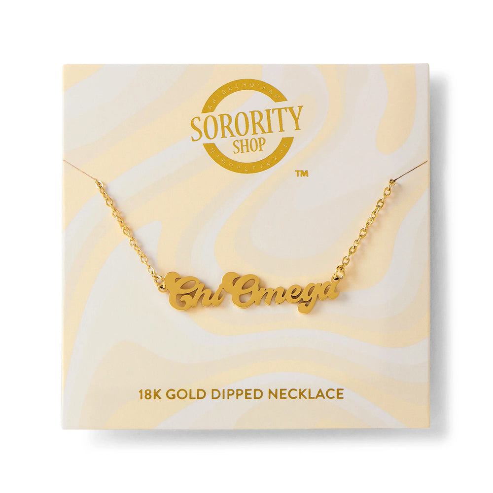 Chi Omega Retro Nickname Necklaces Chi Omega Retro Nickname Necklaces