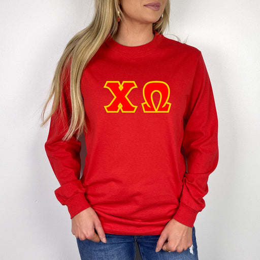 Chi Omega Chi Omega Lettered Crewneck