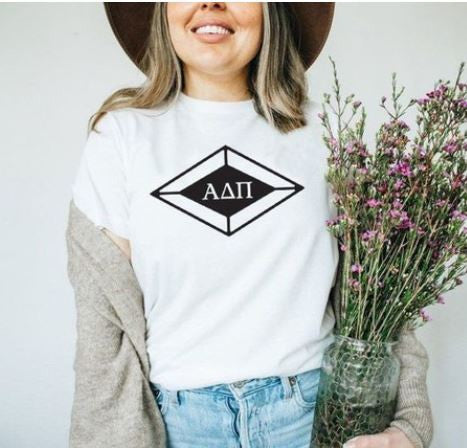Alpha Delta Pi Diamond Only Tee Alpha Delta Pi Diamond Only Tee
