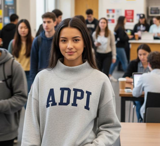 Pi Beta Phi Sorority Varsity Mockneck Sweatshirt