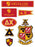 Delta Chi Fraternity Sticker Sheet Brand Focus Delta Chi Fraternity Sticker Sheet- Brand Focus
