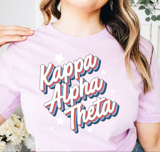 Shirts Kappa Alpha Theta Flashback Tees