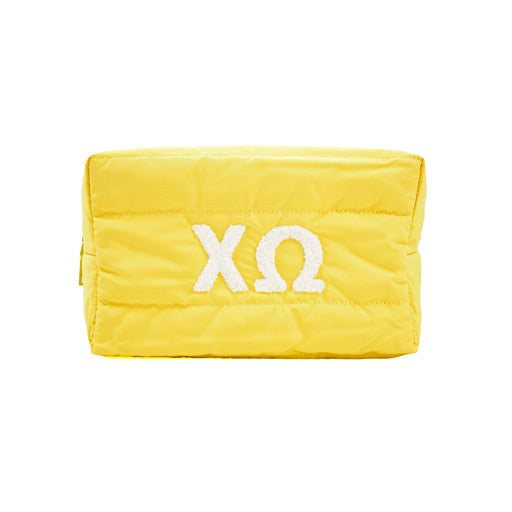 Chi Omega Chi Omega Puffer Style Makeup Bag