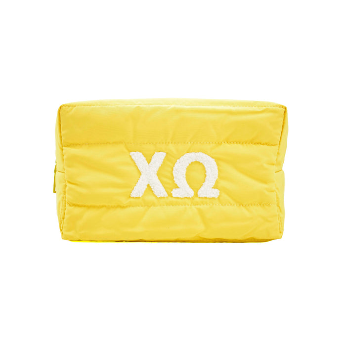 Chi Omega Puffer Style Makeup Bag Chi Omega Puffer Style Makeup Bag