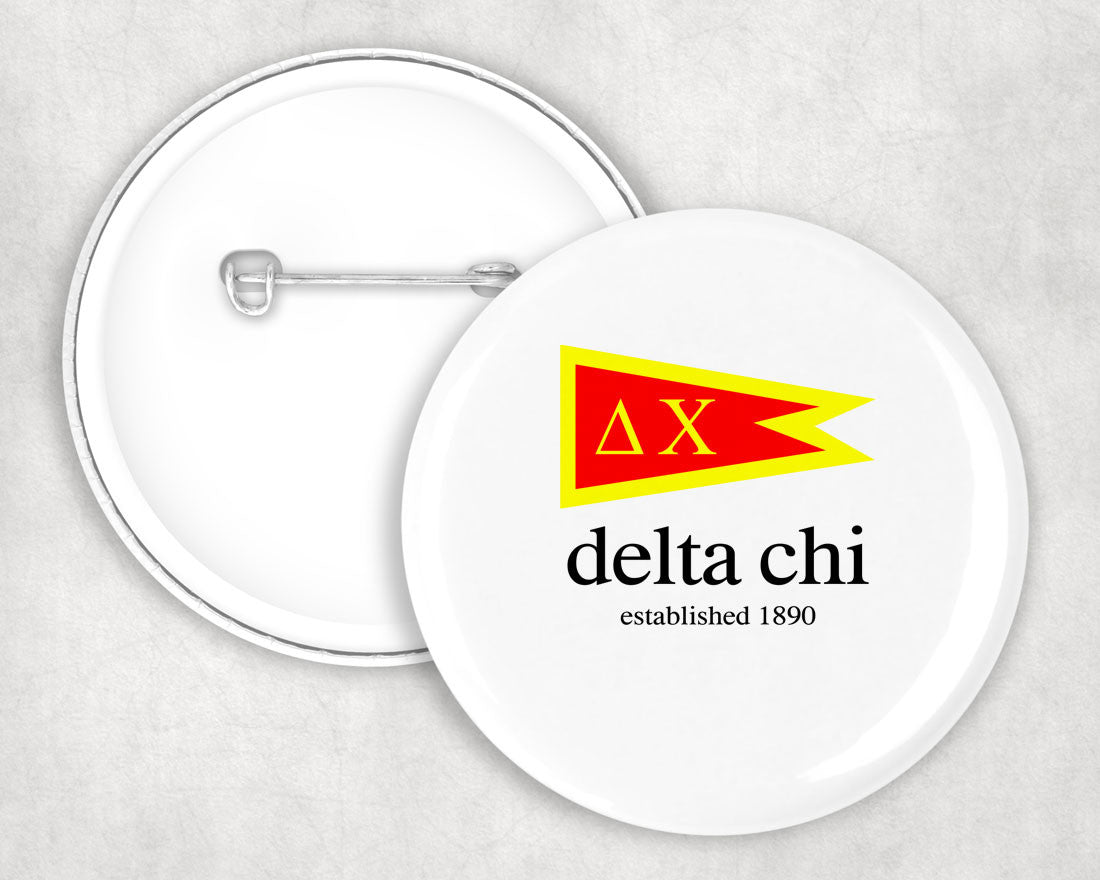 Delta Chi Flag Button Delta Chi Flag Button