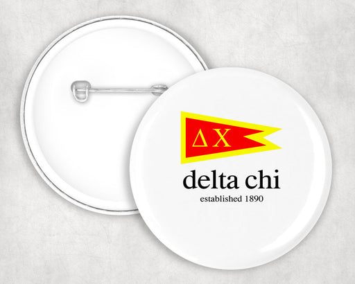 Delta Chi Delta Chi Flag Button