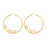 Delta Delta Delta Hoop Earrings Delta Delta Delta Hoop Earrings