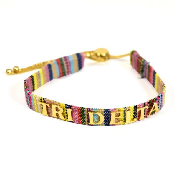 Delta Delta Delta Woven Bracelet Delta Delta Delta Woven Bracelet