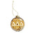 Delta Delta Delta Clear Ball Ornament With Gold Foil Delta Delta Delta Clear Ball Ornament With Gold Foil