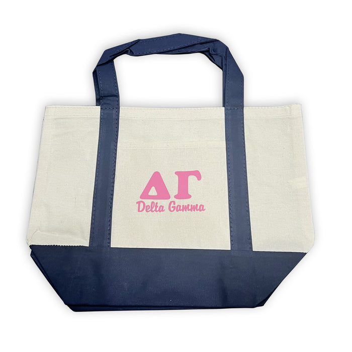 Delta Gamma Mini Sailing Tote Bag Closeout Delta Gamma Mini Sailing Tote Bag - Closeout