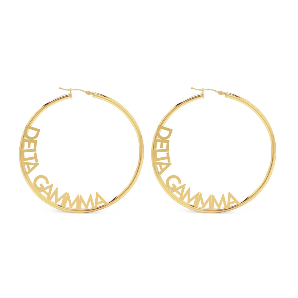 Delta Gamma Hoop Earrings Delta Gamma Hoop Earrings