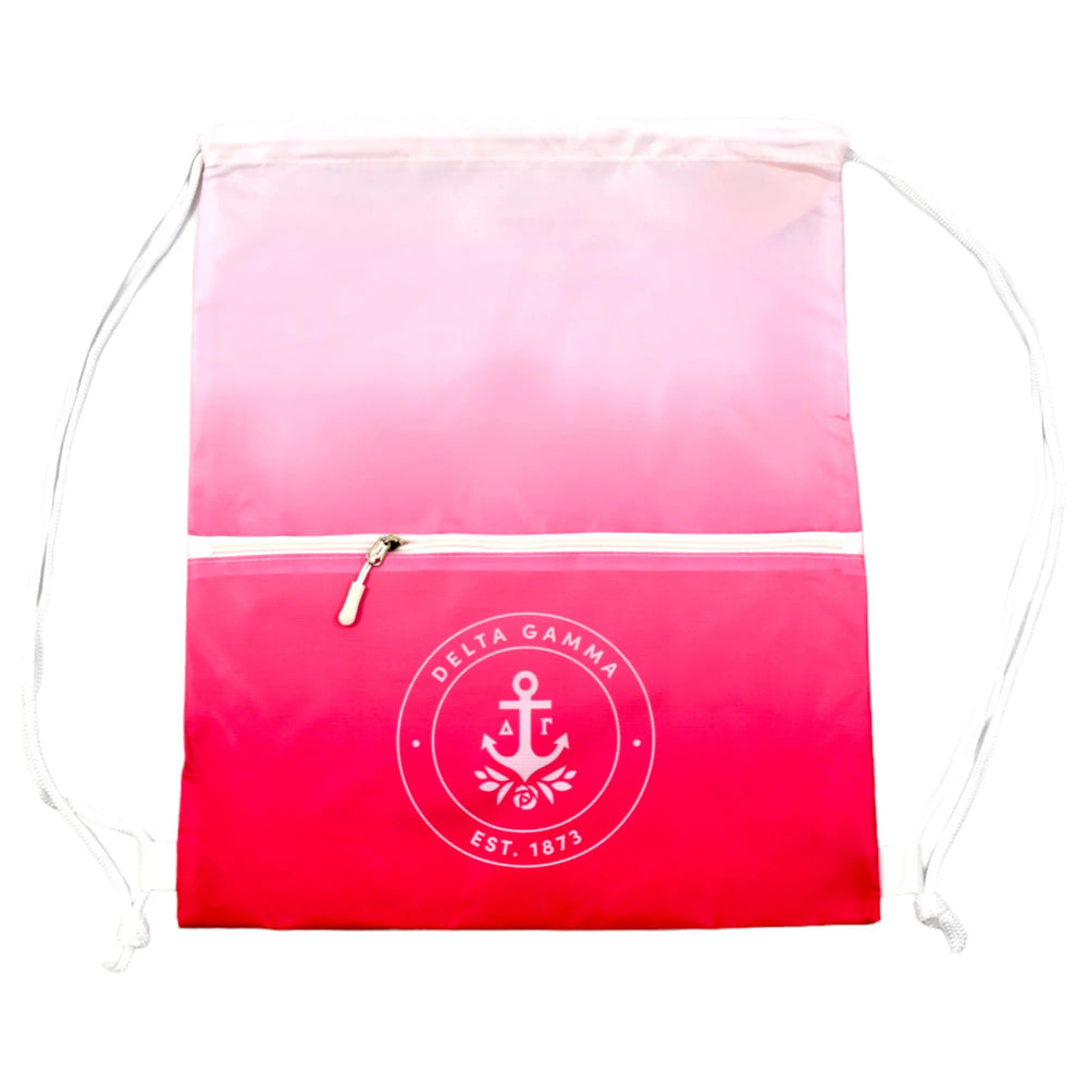 Delta Gamma Drawstring Cinch Bag Delta Gamma Drawstring Cinch Bag