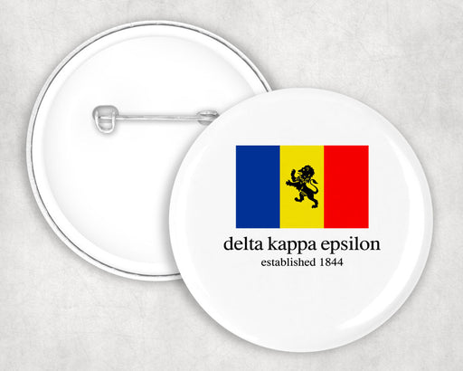 Delta Kappa Epsilon Delta Kappa Epsilon Flag Button