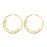 Delta Phi Epsilon Hoop Earrings Delta Phi Epsilon Hoop Earrings