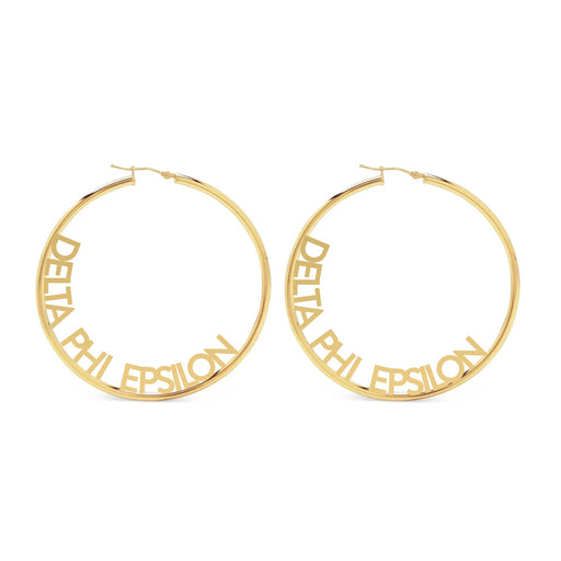 Delta Phi Epsilon Delta Phi Epsilon Hoop Earrings