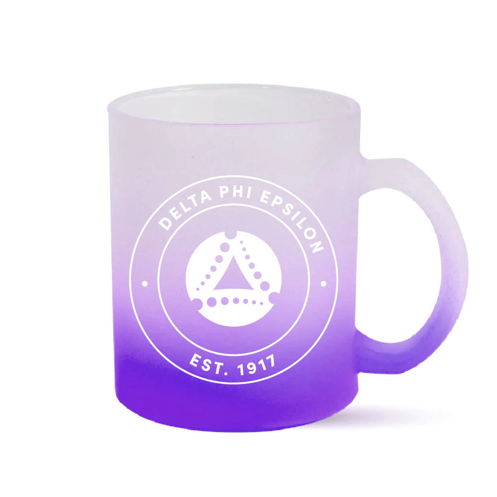 Delta Phi Epsilon Ombre Glass Mugs Delta Phi Epsilon Ombre Glass Mugs