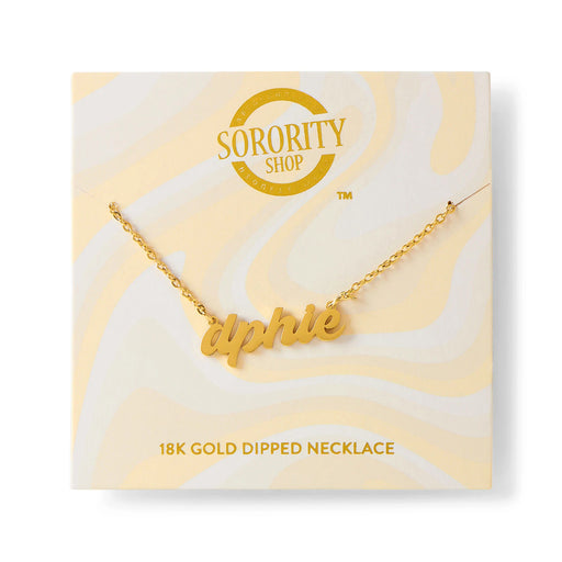 Jewelry Delta Phi Epsilon Retro Nickname Necklaces