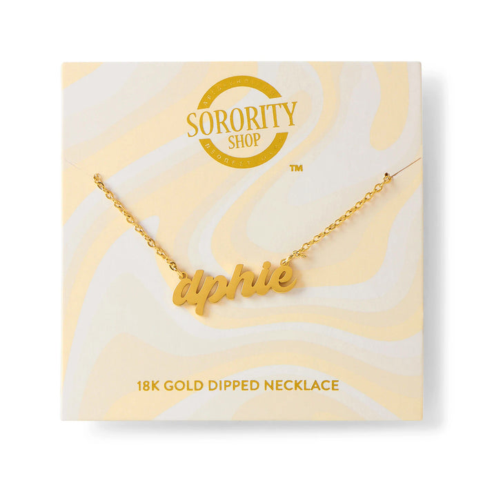 Delta Phi Epsilon Retro Nickname Necklaces Delta Phi Epsilon Retro Nickname Necklaces